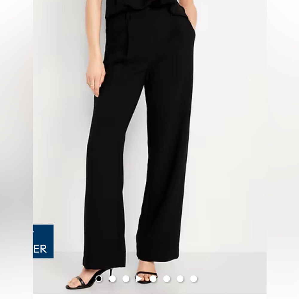 Old Navy Black Wide Leg Pants